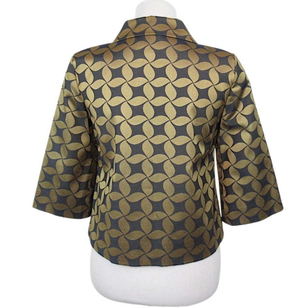 Michael Kors Geometric Pattern Cropped Bolero Jac… - image 3